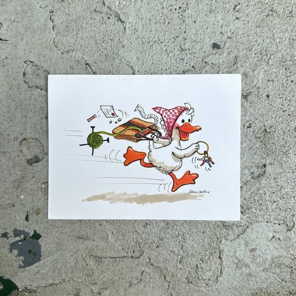 Suzy’s Zoo Series Linen Notecard - Picture 9 of 11